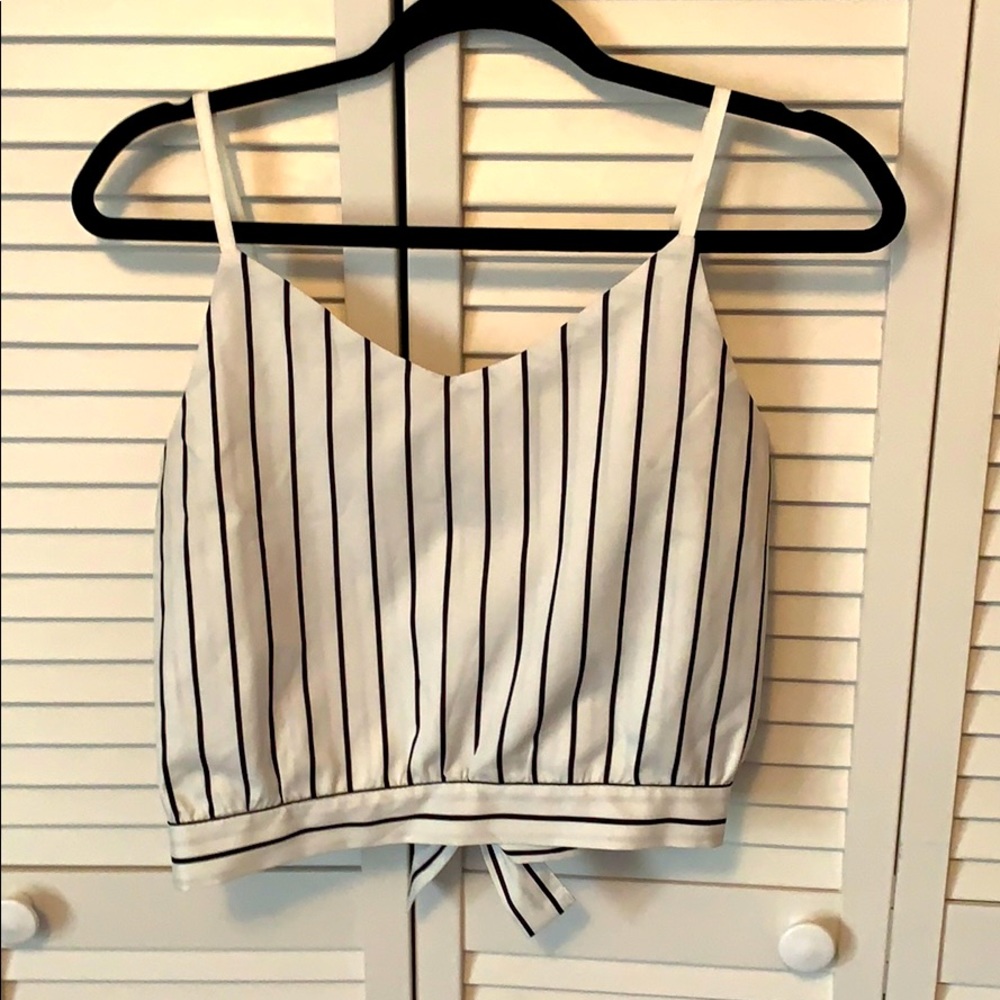 Striped Crop Top